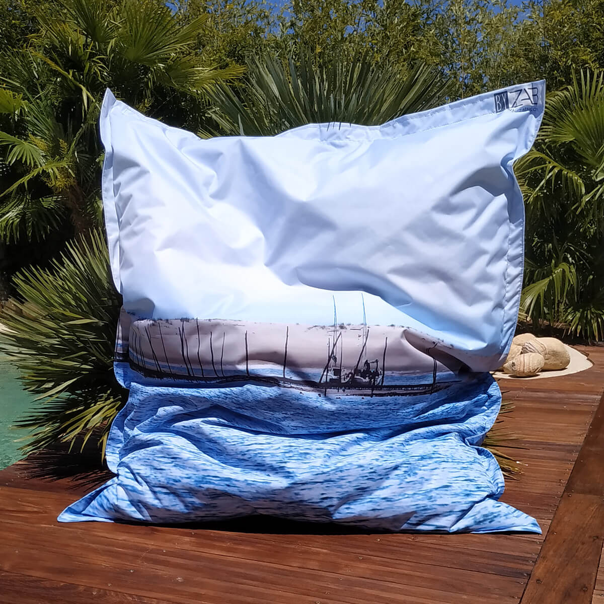 Coussin géant d'extérieur - Collection Bassin