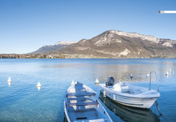 décors mural exterieur géant- décors brise vue - lac annecy