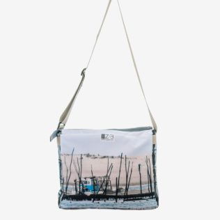Sac besace marine Voilier