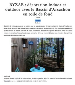 Lire la suite à propos de l’article Bernieshoot : BYZAB : décoration indoor et outdoor avec le Bassin d’Arcachon en toile de fond