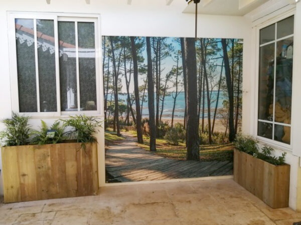 Décor mural extérieur - Chemin Pinède - Collection Pinède – Image 4