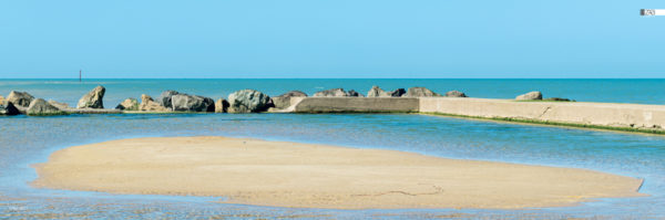 décors mural exterieur géant- décors brise vue - accès plage des arros - océan atlantique