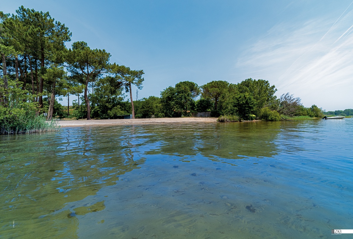Décor mural extérieur - Lac de Cazaux - Collection Lac – Image 2