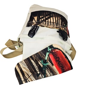 Petite besace marine bouée rouge – Image 7