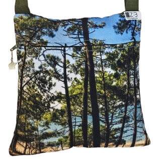 Pochette bandoulière marine pinède