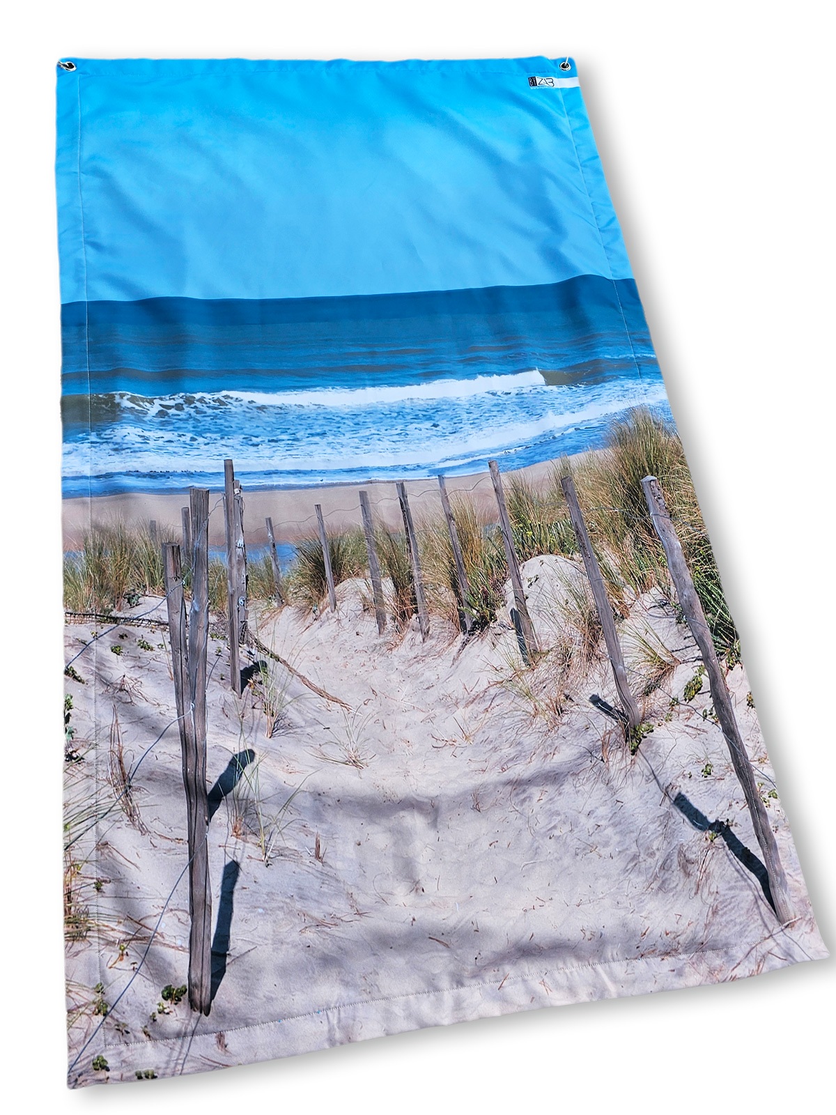 Serviette de plage anti sable imperméable 100x180 - Accès plage océan – Image 2