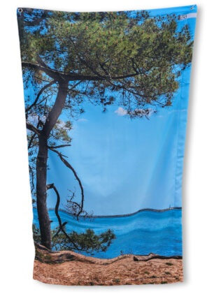 Serviette de plage anti sable imperméable 100×180 – Baie de Bonne Anse