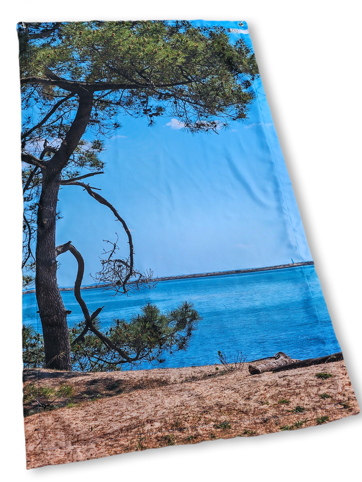 Serviette de plage anti sable imperméable 100x180 - Baie de Bonne Anse – Image 2