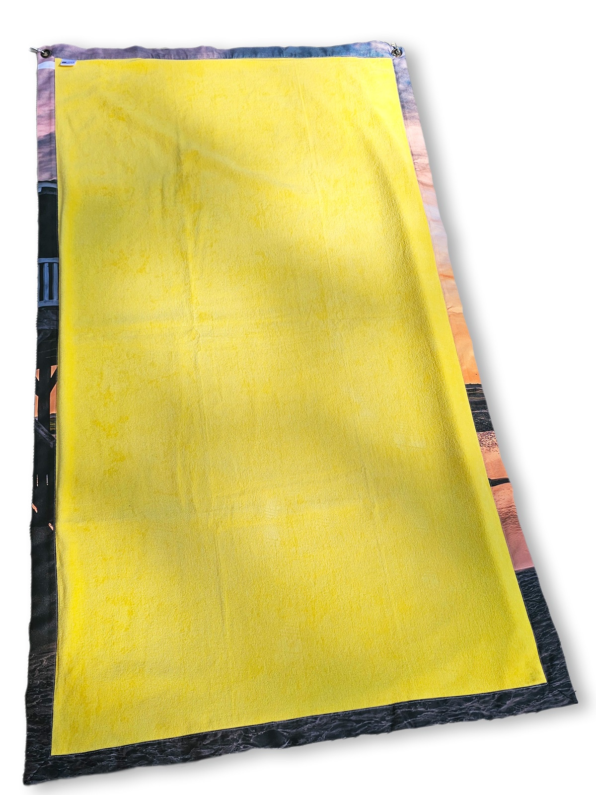 Serviette de plage anti sable imperméable 100x180 - Cabane tchanquée du Bassin d’Arcachon – Image 3