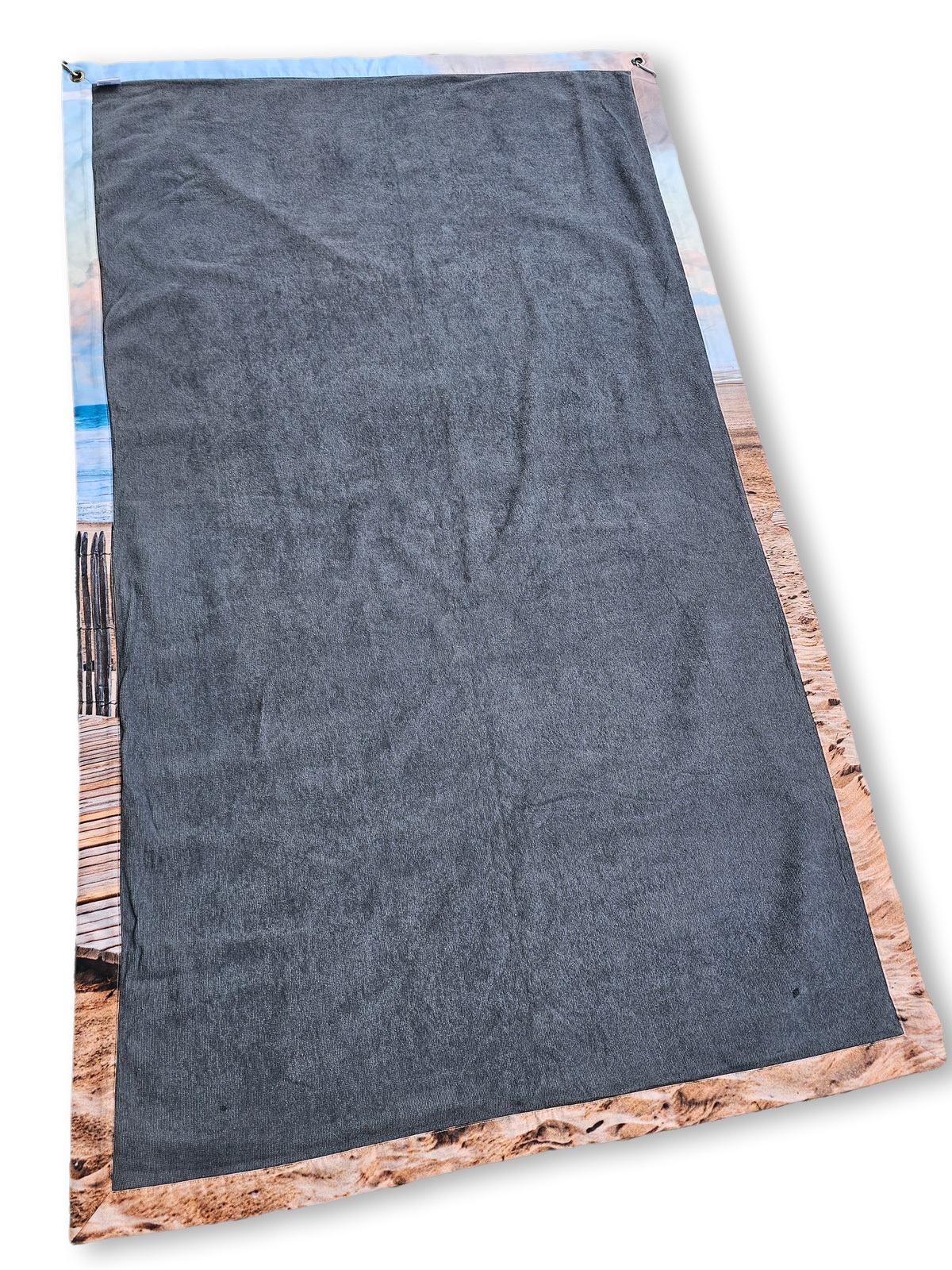 Serviette de plage anti sable imperméable 100x180 - Chemin Couchant grand-large – Image 3