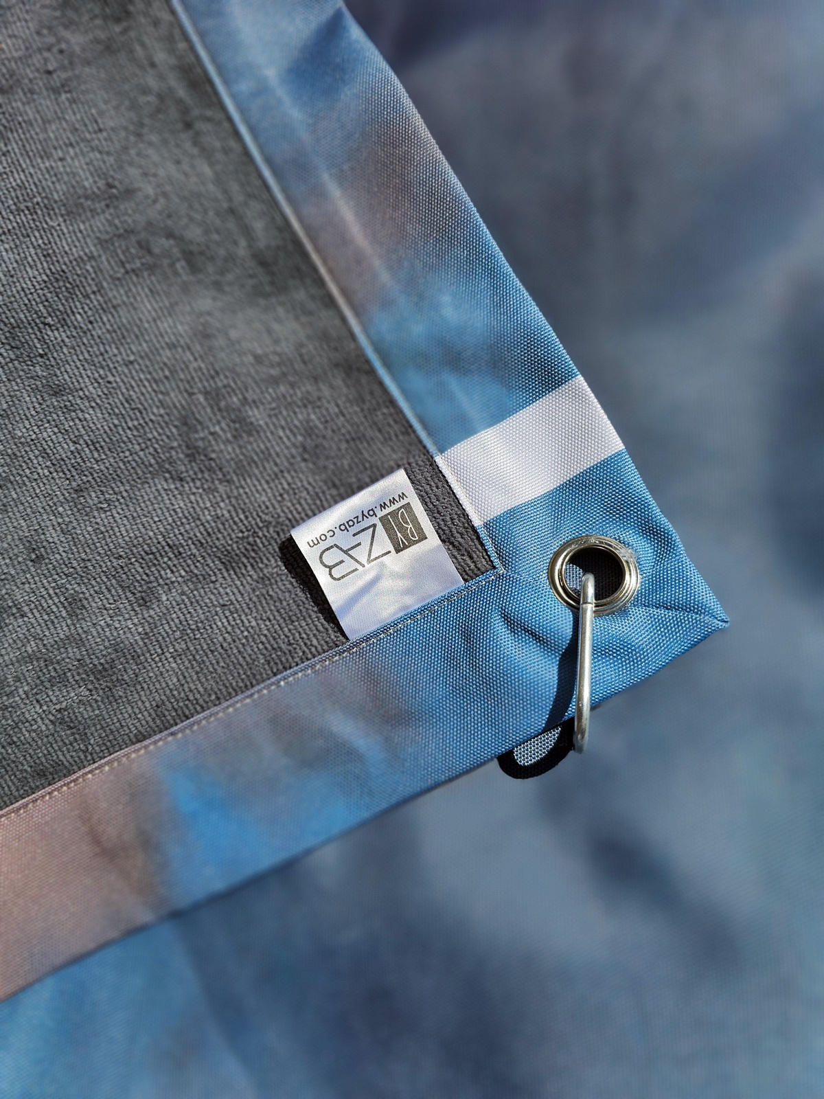 Serviette de plage anti sable imperméable 100x180 - Parcs à huîtres du Bassin d’Arcachon – Image 4