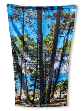 Serviette de plage anti sable imperméable 100×180 – Pinède du Bassin d’Arcachon