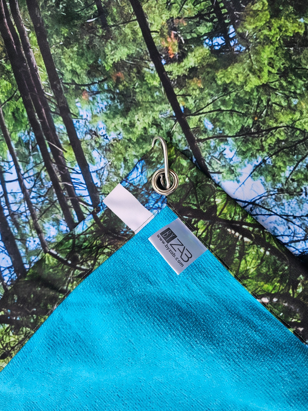 Serviette de plage anti sable imperméable 100x180 - Sentier au milieu des pins – Image 4